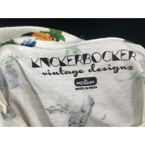 Men's cotton Toucan T Shirt white Knickerbocker size M New tags - Picture 7 of 7